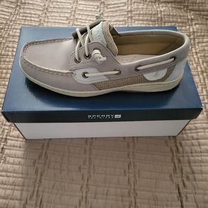 Gray Sperry Shoes